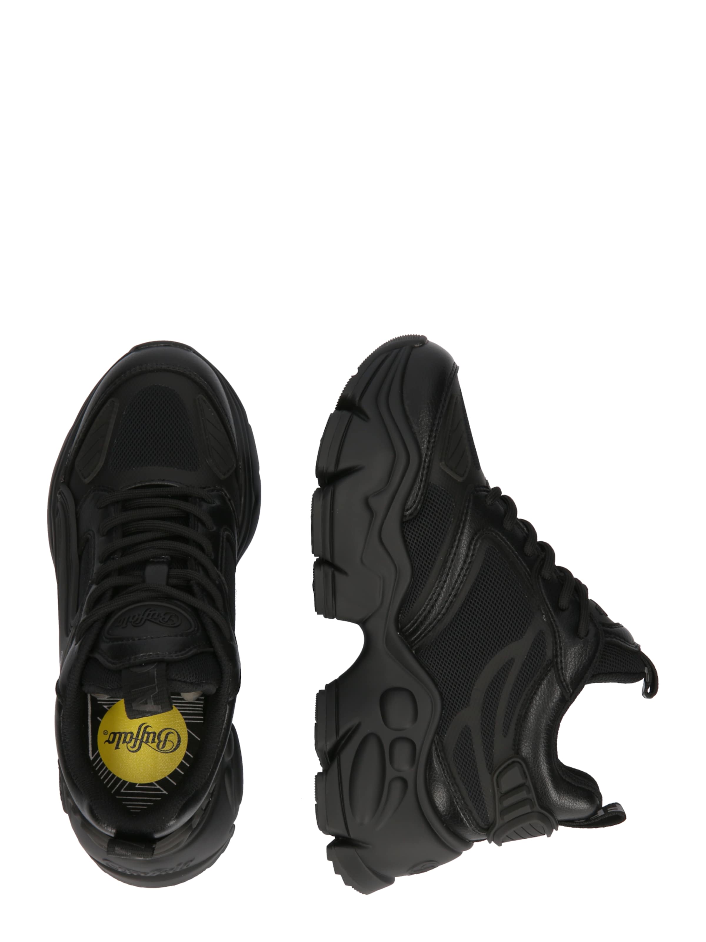 BUFFALO Низкие кроссовки 'Binary Athena' в Черный