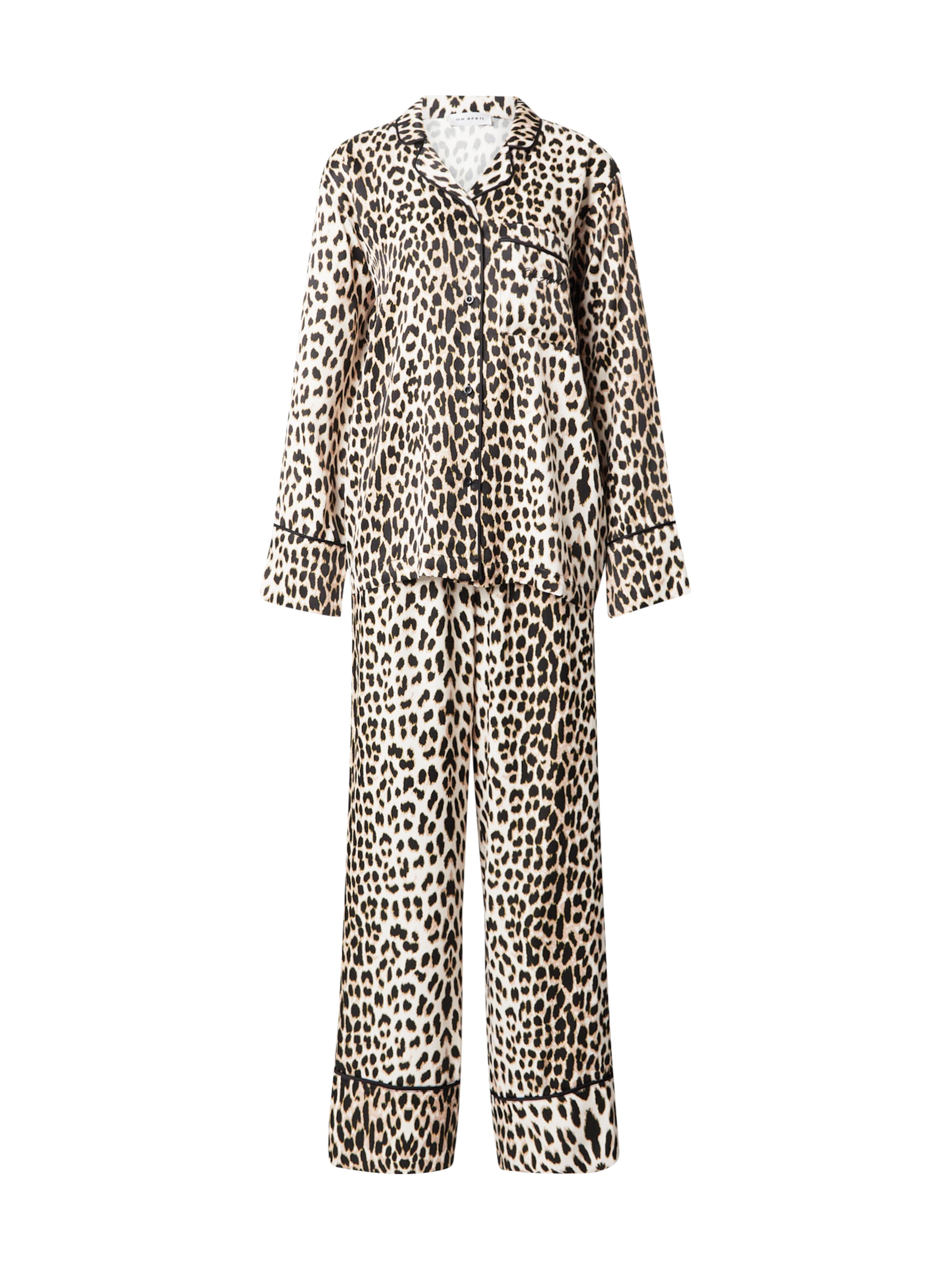 OH APRIL Pajama 'Feja' in Brown: front