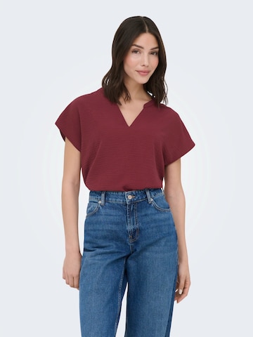 JDY Blouse 'JDYLION' in Rood: voorkant