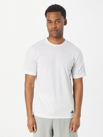 ADIDAS PERFORMANCE Functioneel shirt 'Base' in Wit: voorkant