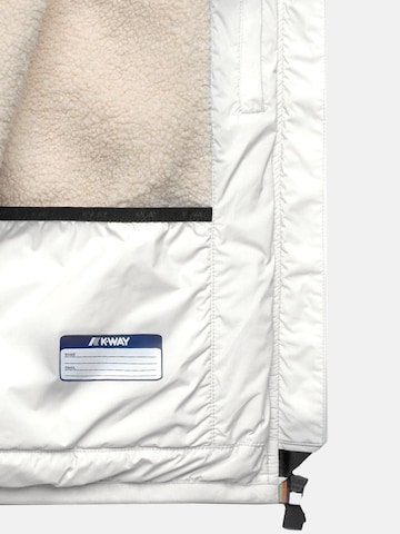 K-Way - Chaqueta de invierno 'K-WAY CLAUDETTE ORSETTO GIUBBINO' en blanco