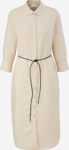 Robe-chemise s.Oliver BLACK LABEL en beige : devant