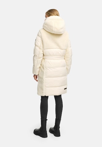 NAVAHOO Wintermantel in Wit