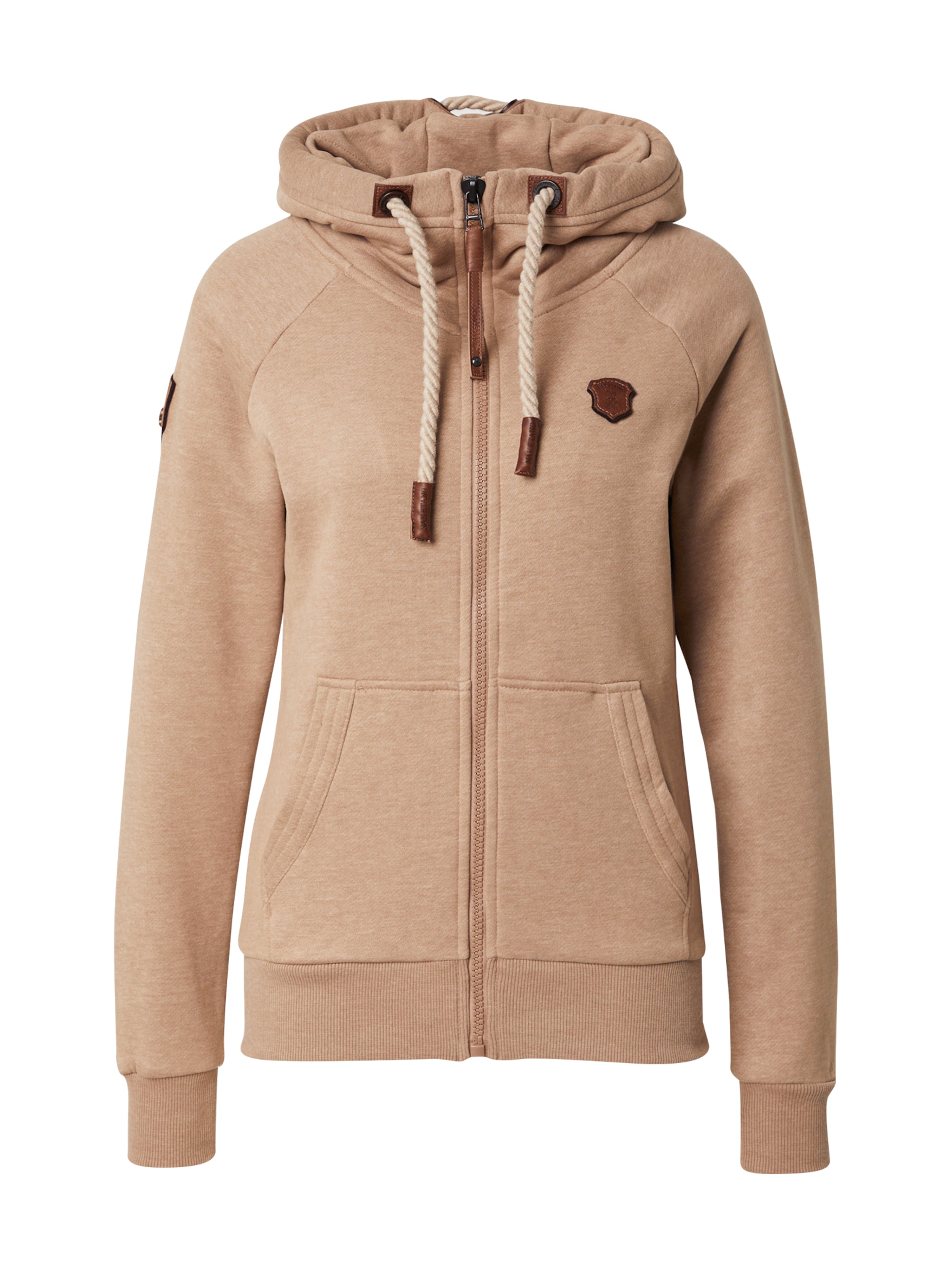 naketano Sweat jacket in Brown: front