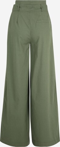 Wide leg Pantaloni de la Vila Tall pe verde