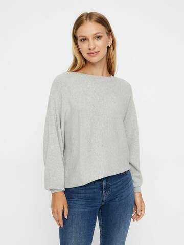 Pull-over Noisy may en gris : devant