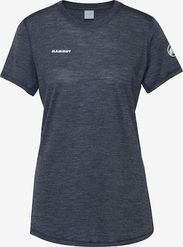 MAMMUT Performance Shirt in Blue: front