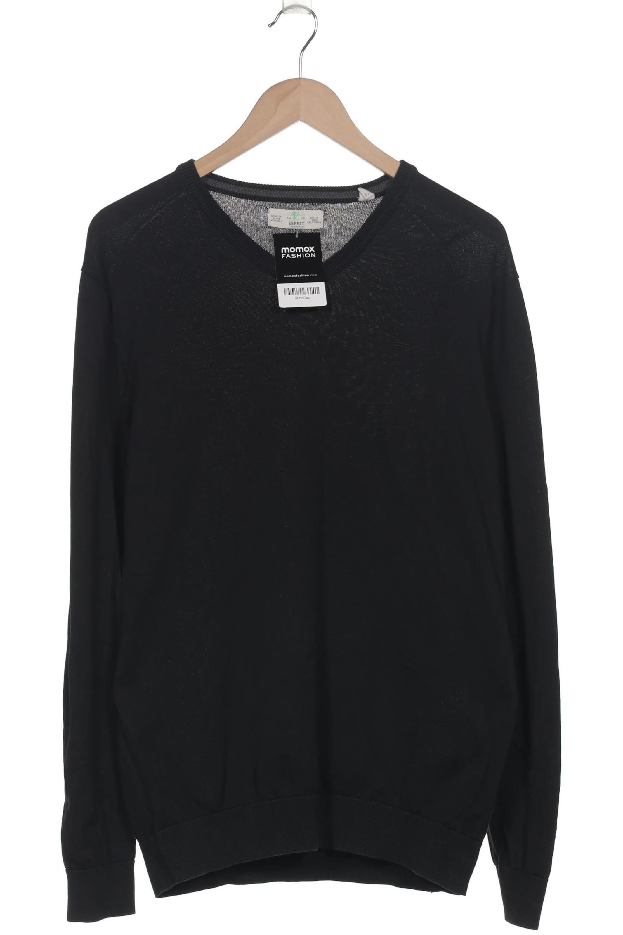 ESPRIT Sweater & Cardigan in L in Black: front