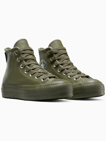 Sneaker alta 'CTAS' di CONVERSE in verde