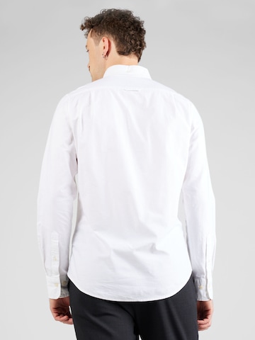 GANT Slim Fit Forretningsskjorte i hvid
