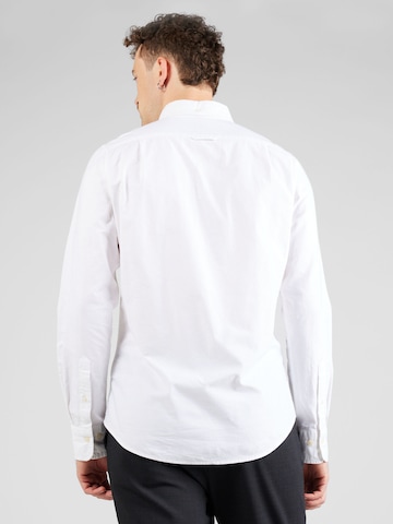 GANT - Ajuste estrecho Camisa de negocios en blanco