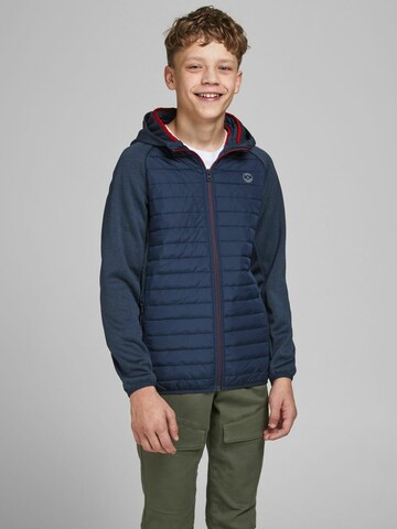 Jack & Jones Junior - Chaqueta de entretiempo en azul: frente