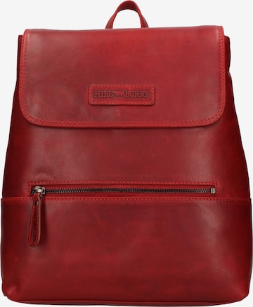 Zaino di HILL BURRY in rosso: frontale