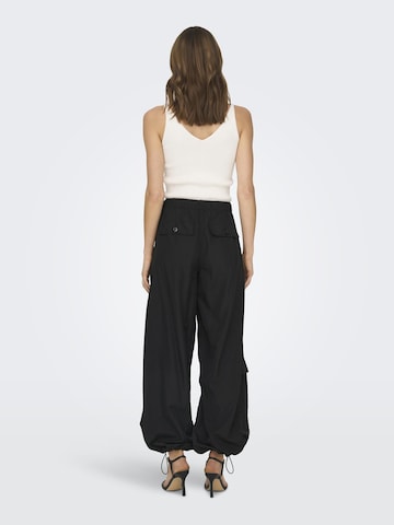 ONLY - Tapered Pantalón en negro