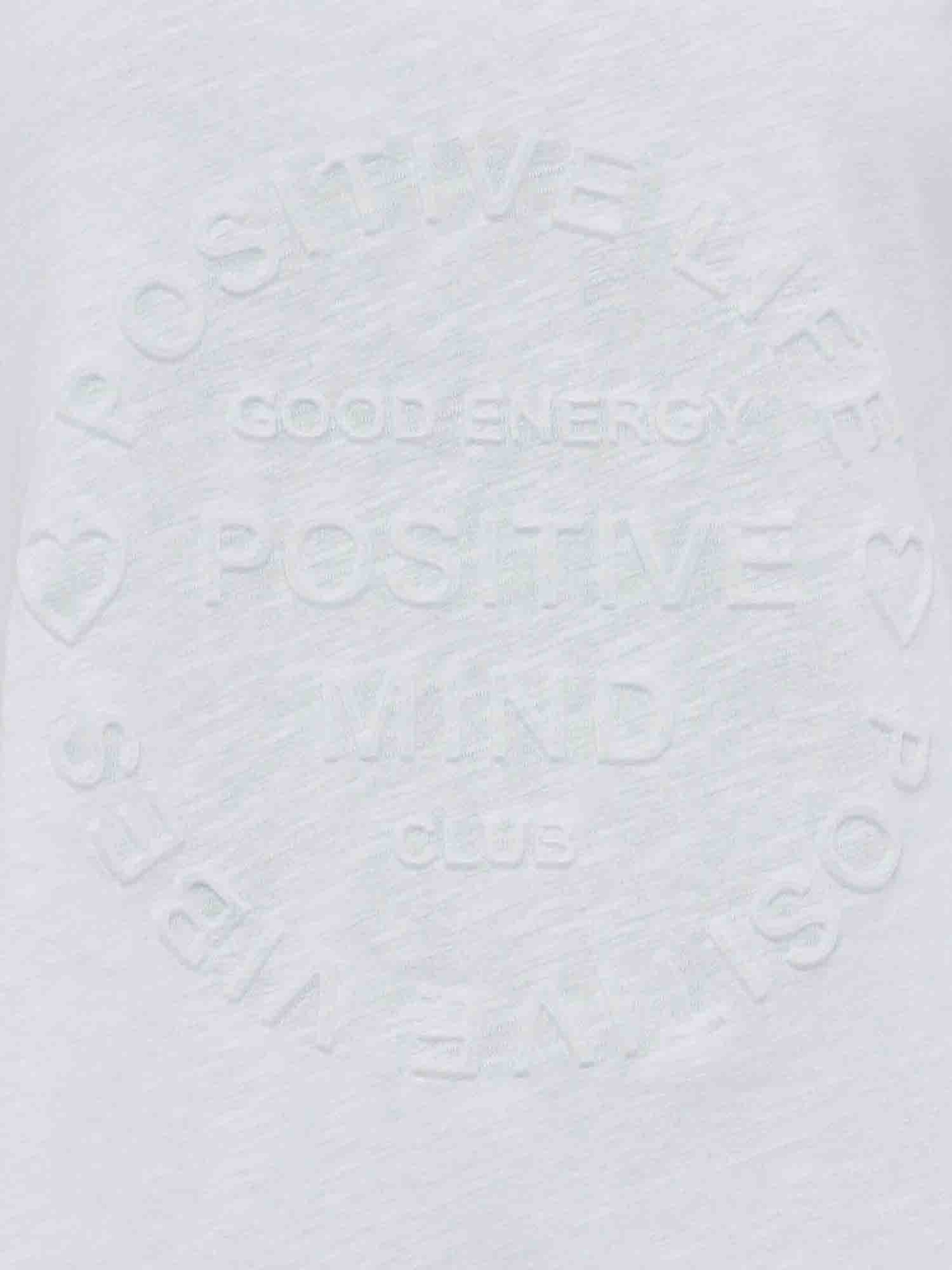 Zwillingsherz Póló 'Positive Mind' - fehér