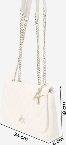 ARMANI EXCHANGE - Mala de ombro em branco