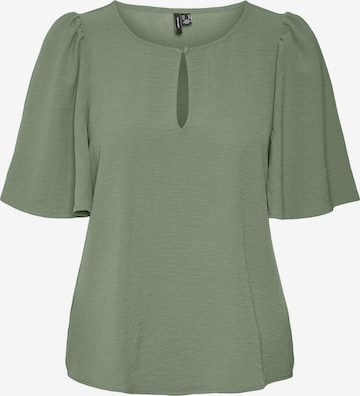 VERO MODA Blouse 'ALVA' in Groen: voorkant