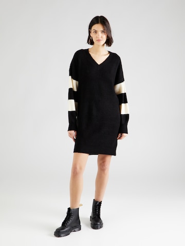 VERO MODA Knit dress 'HEJA' in Black: front