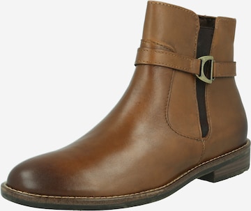MARCO TOZZI Ankle Boots in Brown: front