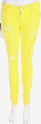 Don't Cry Jeans in 25-26 in Yellow: front