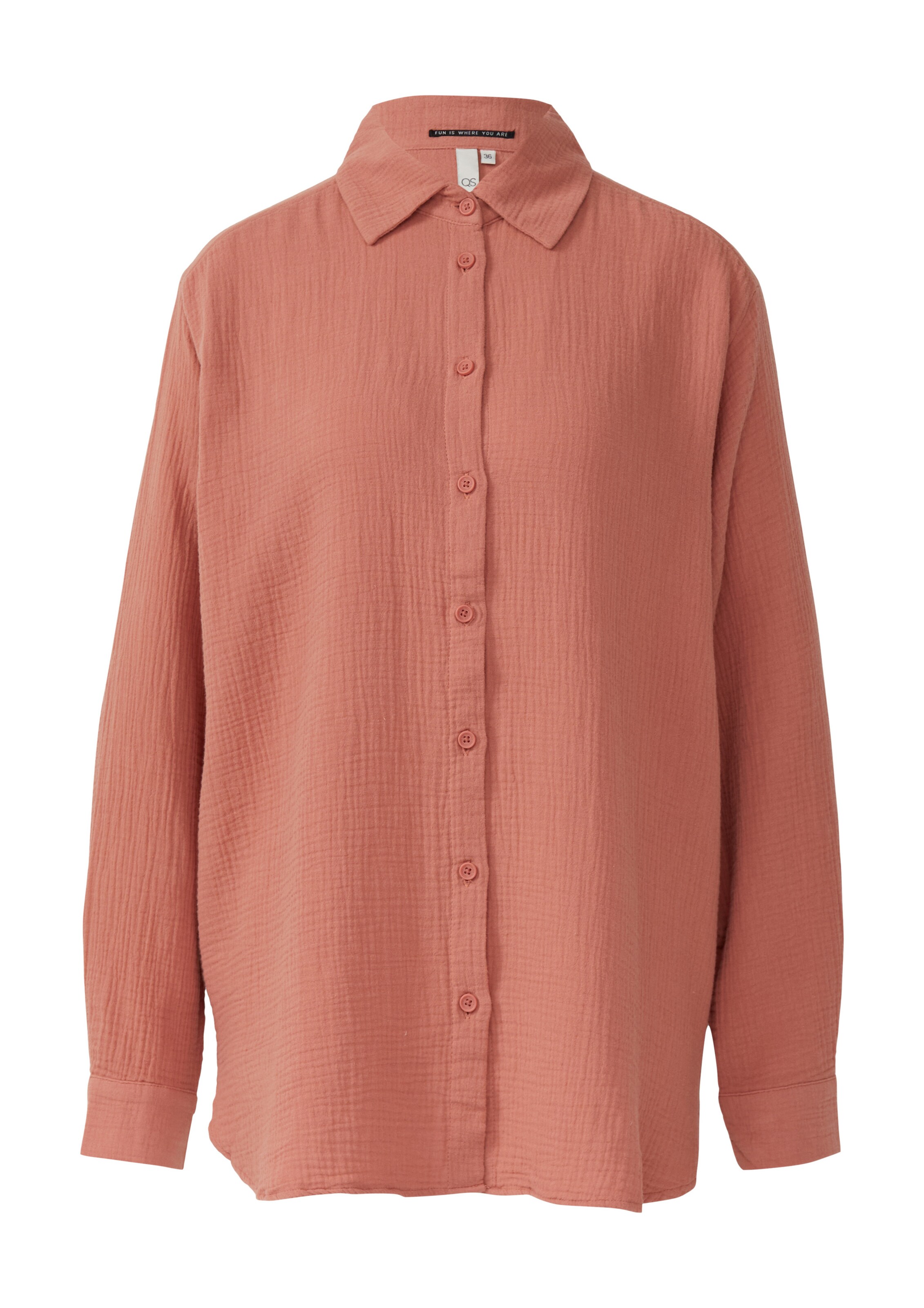 QS Блуза в оранжево: отпред