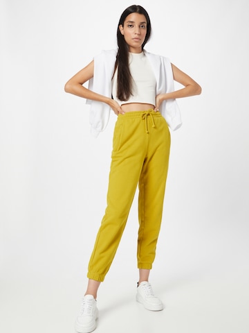 Effilé Pantalon 'ONCE' DRYKORN en jaune