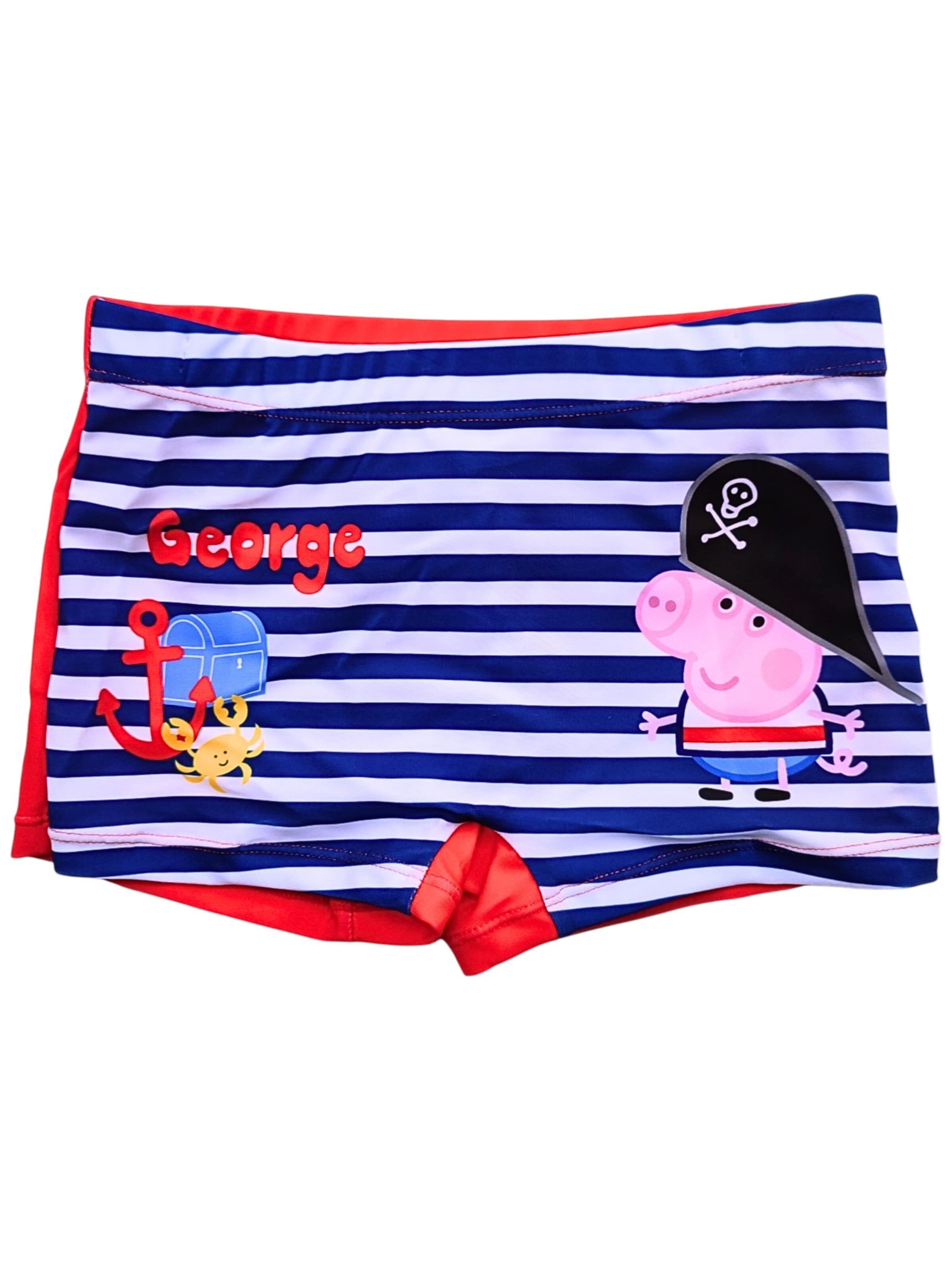Peppa Pig Board Shorts 'George' in Red: front