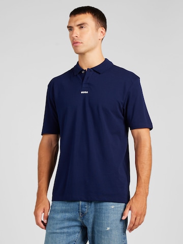 T-Shirt 'Dangula' HUGO Red en bleu : devant