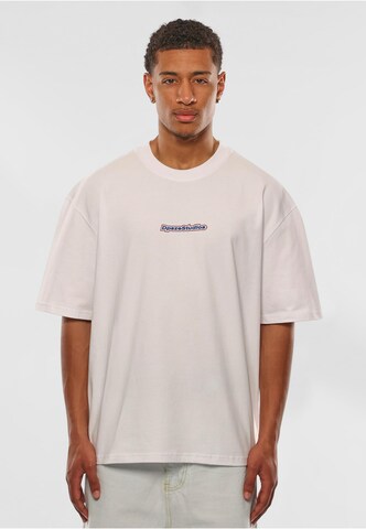 Dropsize Shirt 'Peace Of Mind' in Wit: voorkant