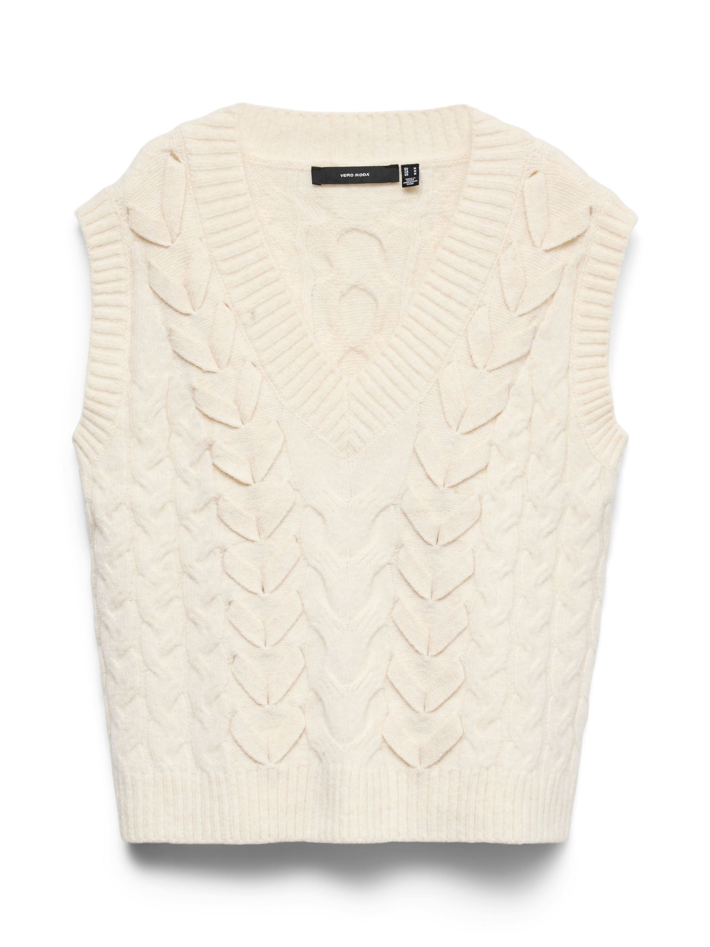 VERO MODA - Chaleco 'VMMARLA' en beige: frente