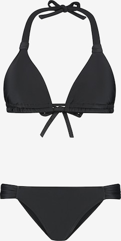 The Sunshine Brand Trojuholníky Bikiny 'Bibi' - Čierna: predná strana