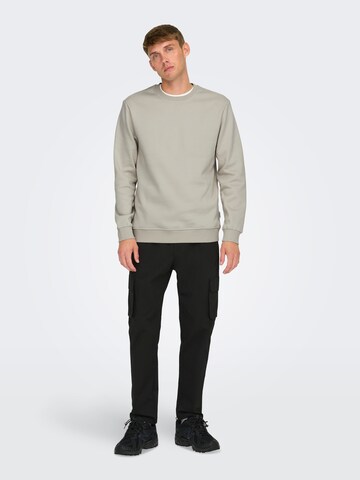Only & Sons Sweatshirt 'CONNOR' in Grijs