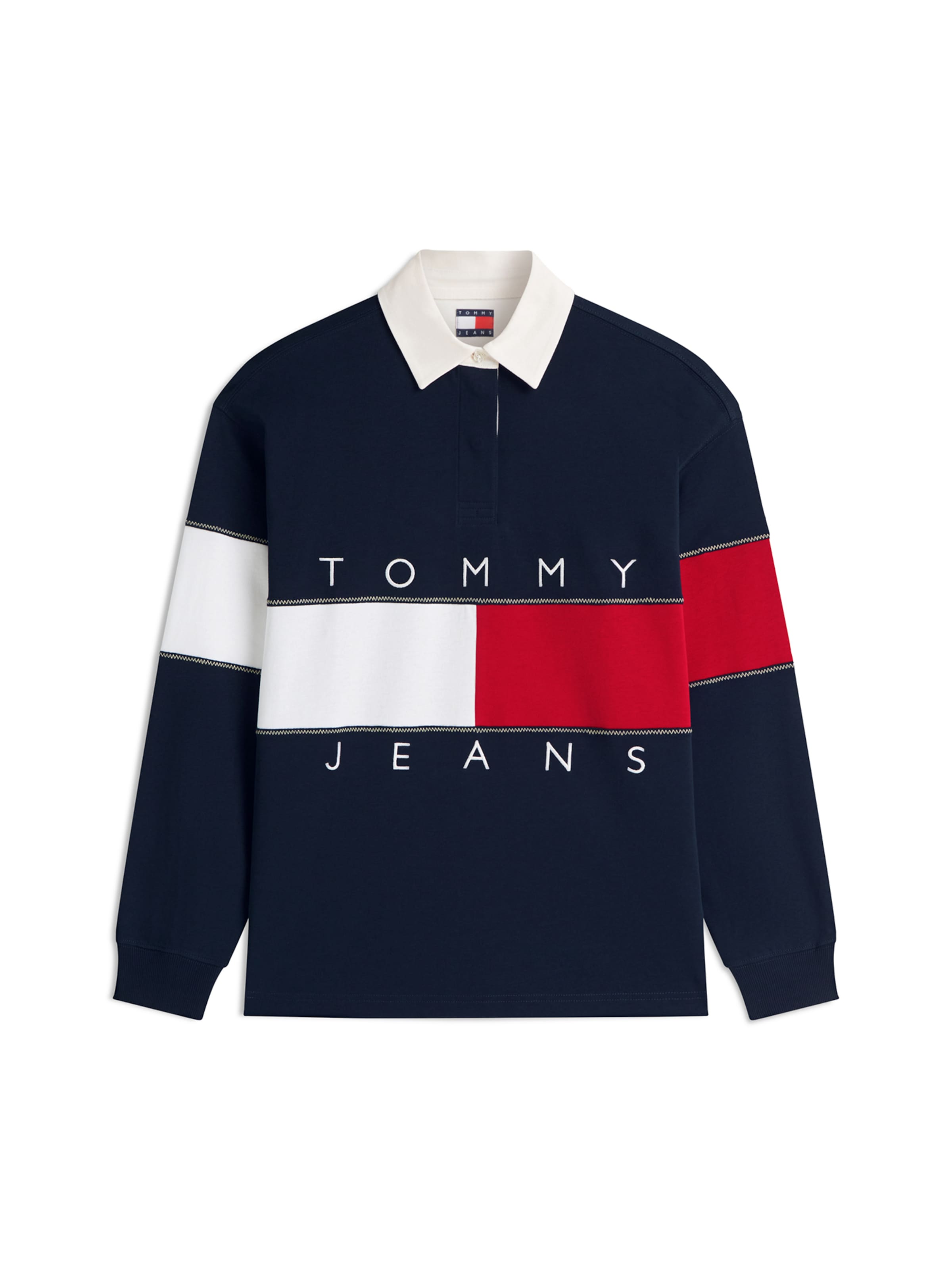 Tommy Jeans Sweatshirt i blå: forside
