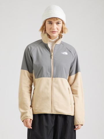 Giacca di pile funzionale 'GLACIER' di THE NORTH FACE in verde: frontale