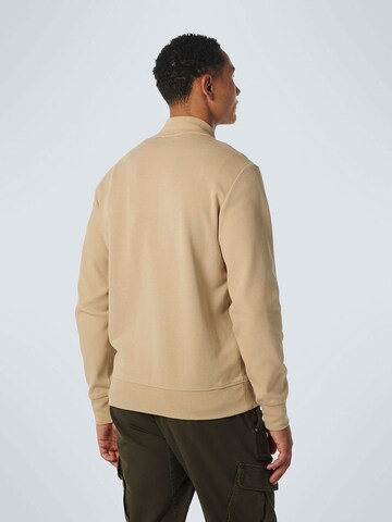 No Excess Zip-Up Hoodie in Beige