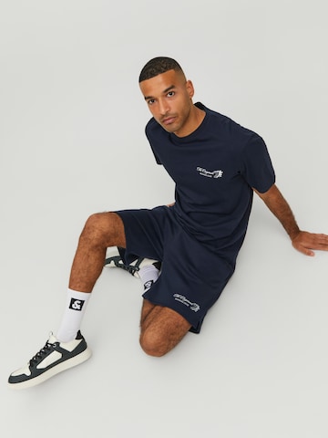 JACK & JONES Loosefit Kalhoty 'JOIN' – modrá