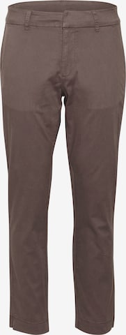 Pantalon chino 'Mette' Kaffe en marron : devant