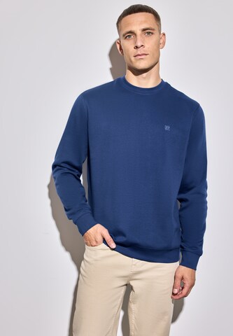 Street One MEN Sweatshirt in Blau: Vorderseite