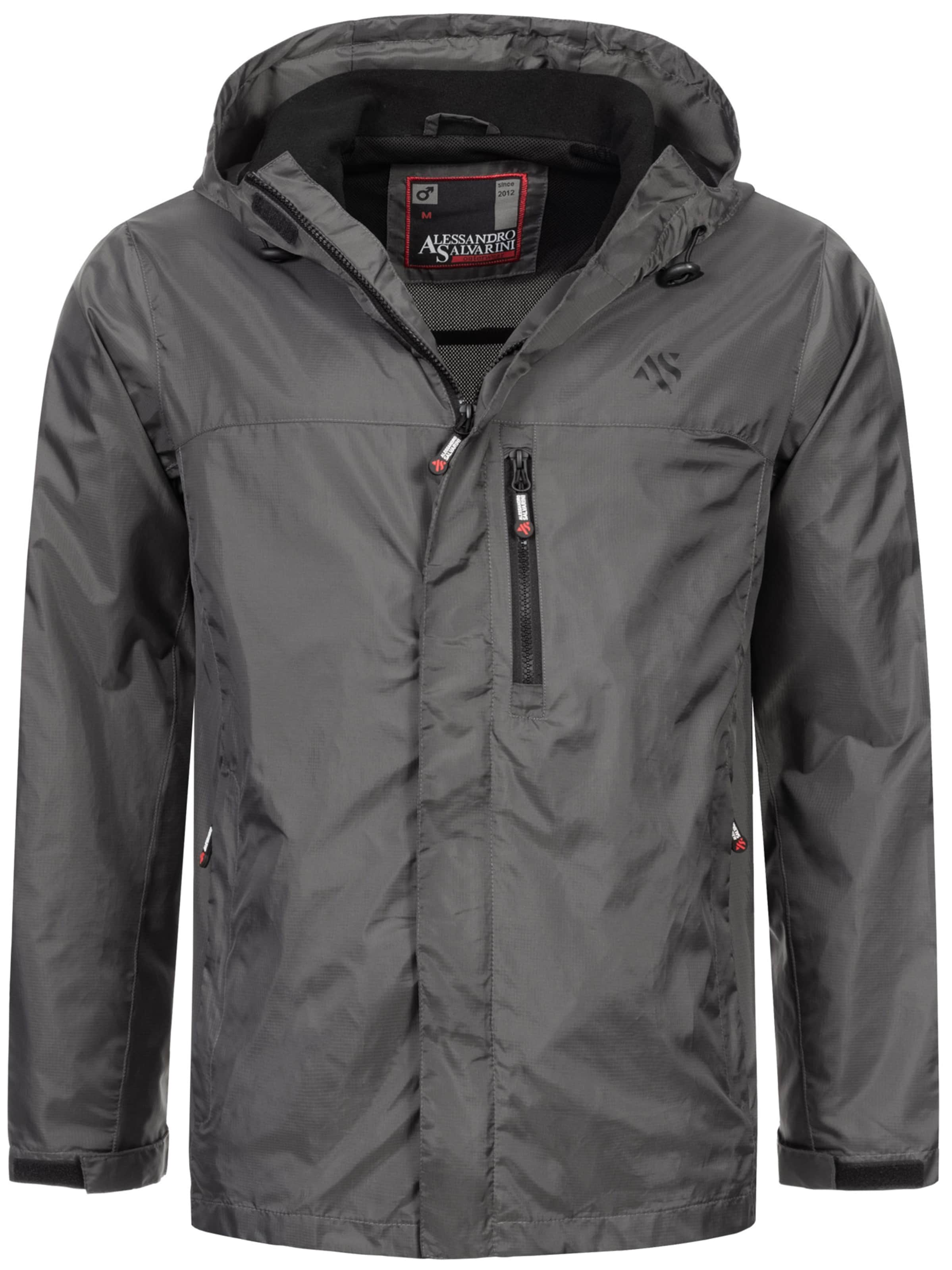 Alessandro Salvarini Performance Jacket in Grey: front