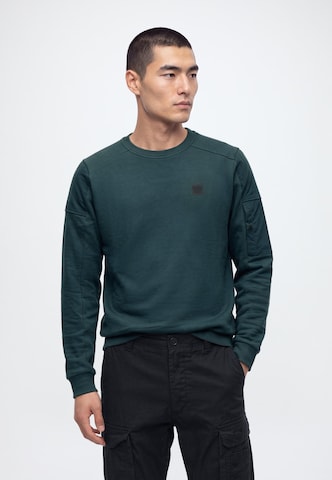 Petrol Industries Sweatshirt in Green: front