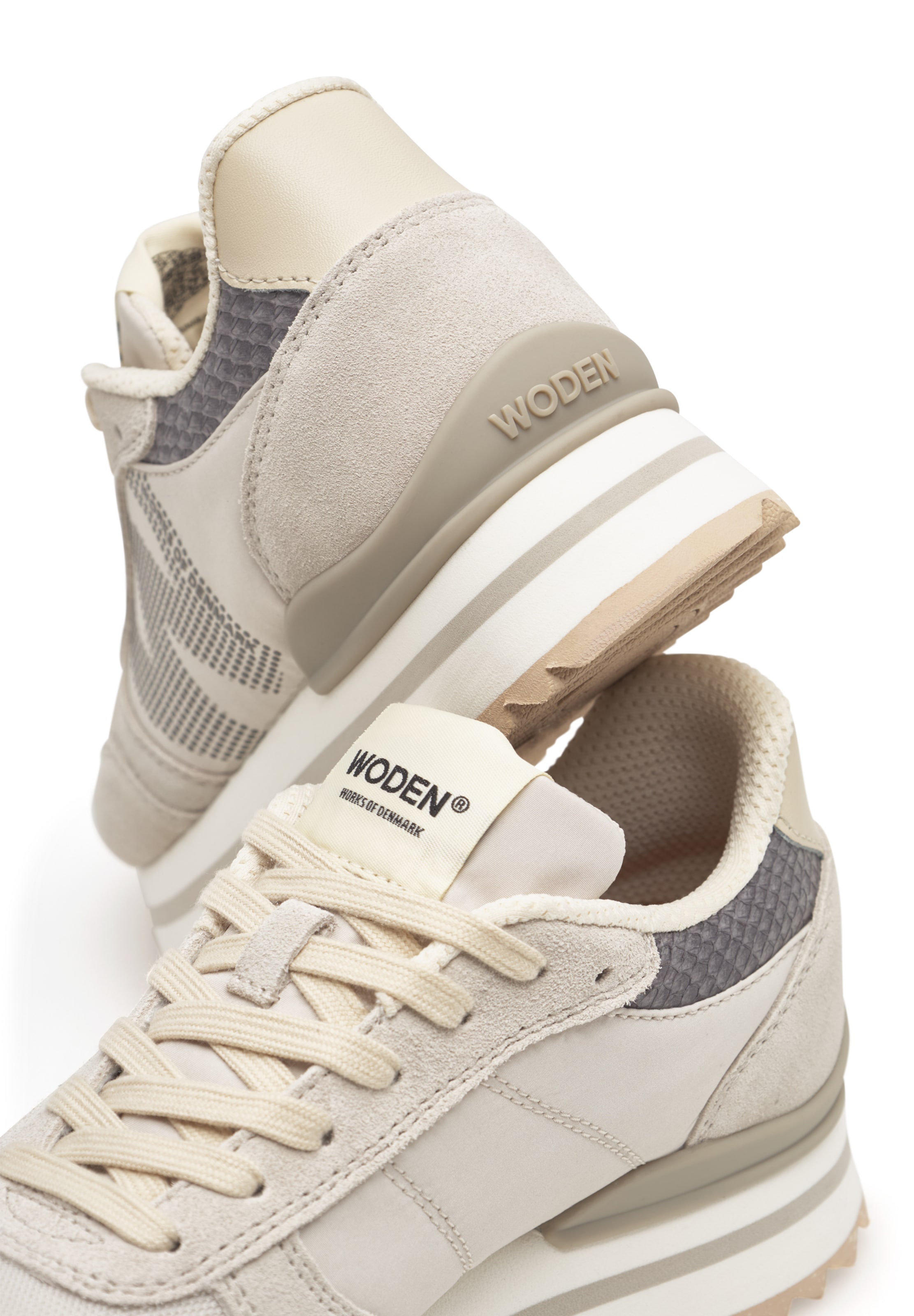 WODEN Sneaker low 'Ronja' i grå