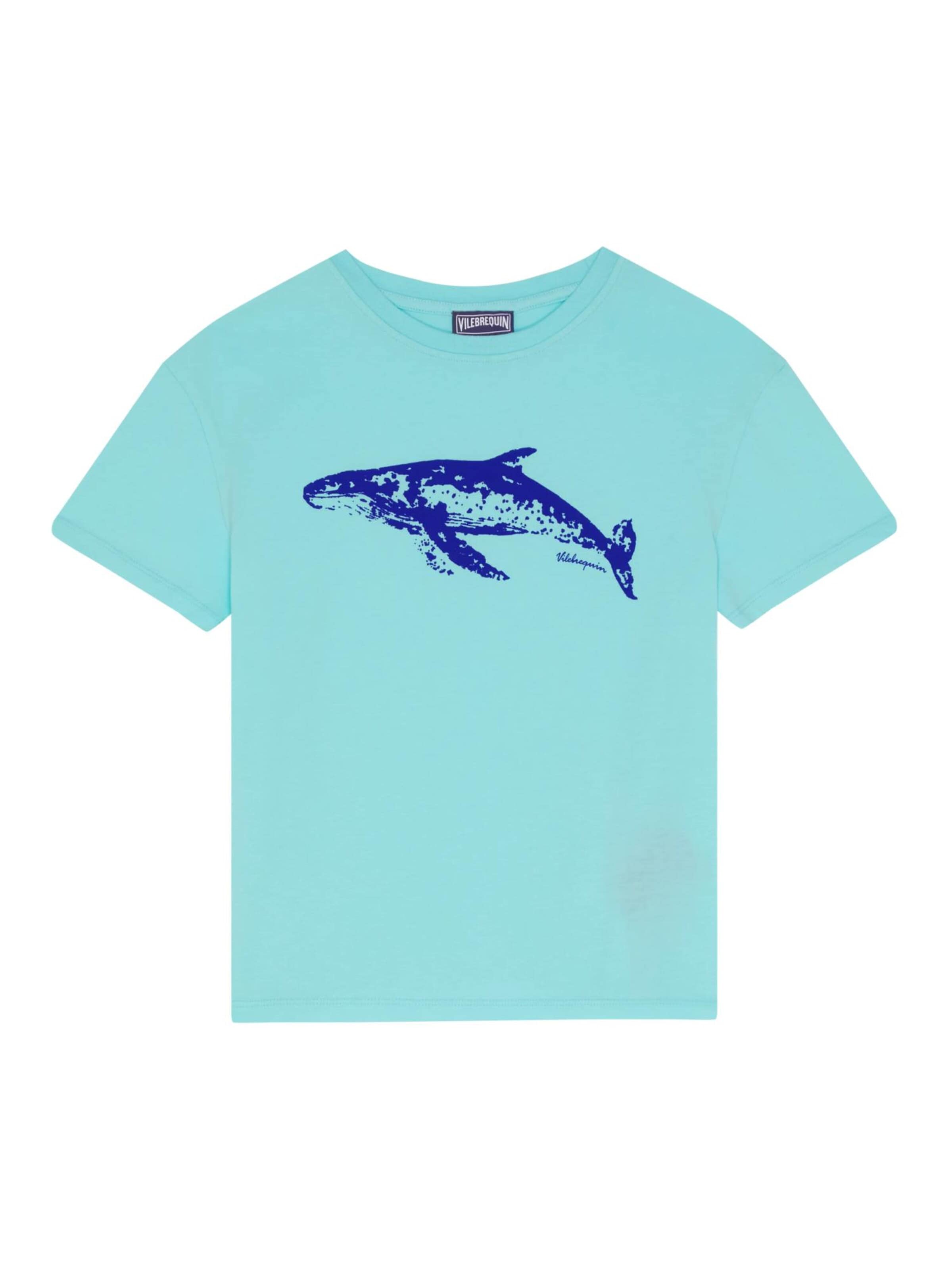 T-Shirt Vilebrequin en bleu : devant