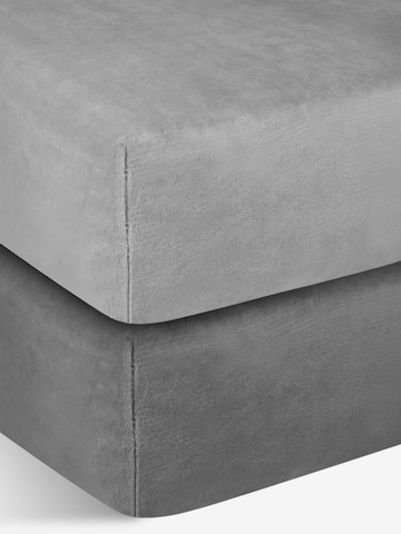 Aspero Bed Sheet 'Perpignan' in Grey: front