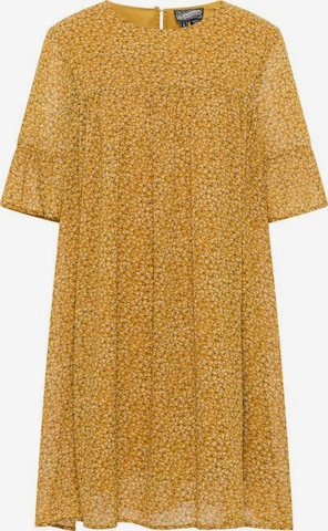 DreiMaster Vintage Φόρεμα 'Zitha' σε κίτρινο: μπροστά