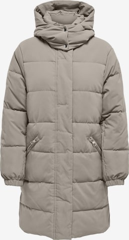 JDY Winter Jacket 'JDYAja' in Grey: front