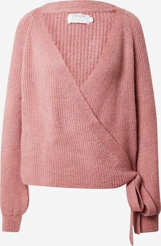 ONLY Strickjacke 'MIA' in Pink: predná strana