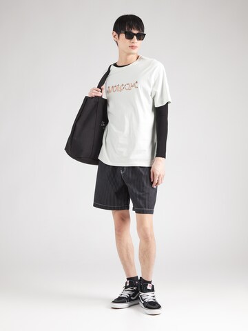 Volcom Tričko 'CRAZYBAL' - Modrá