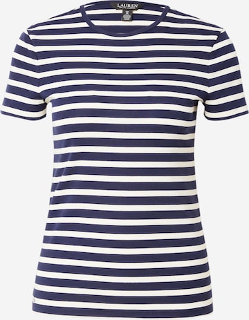 T-shirt Lauren Ralph Lauren en bleu : devant