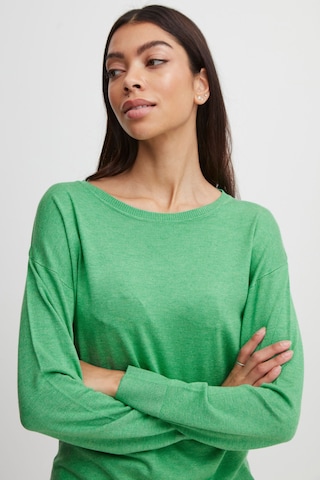 b.young Sweater '#Pimba' in Green