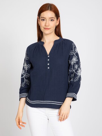 VICCI Germany Bluse in Blau: Vorderseite